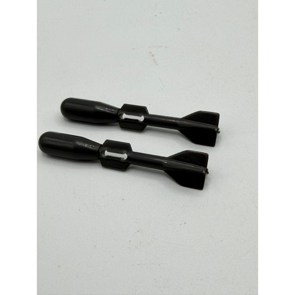 Vintage GI Joe DRAGONFLY BOMBS Pair 1983 Helicopter Underwing Part Hasbro ARAH - Picture 1 of 7